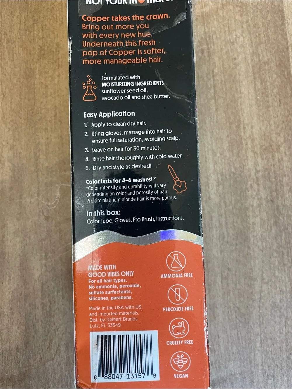 Lot of 5 Semi Permanent Hair Dye. Various Brands. New Unopened Items.
